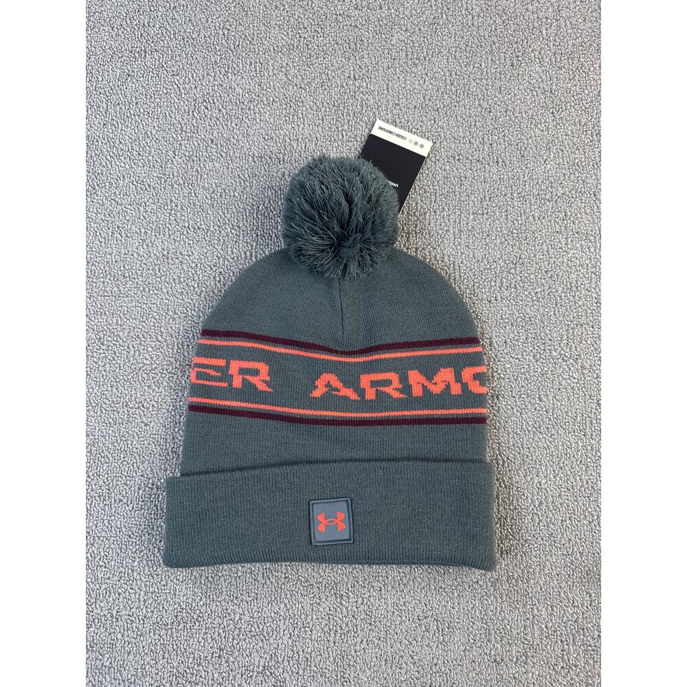 NWT Under Armour Hat Cold Conditions Weather Beanie Gray